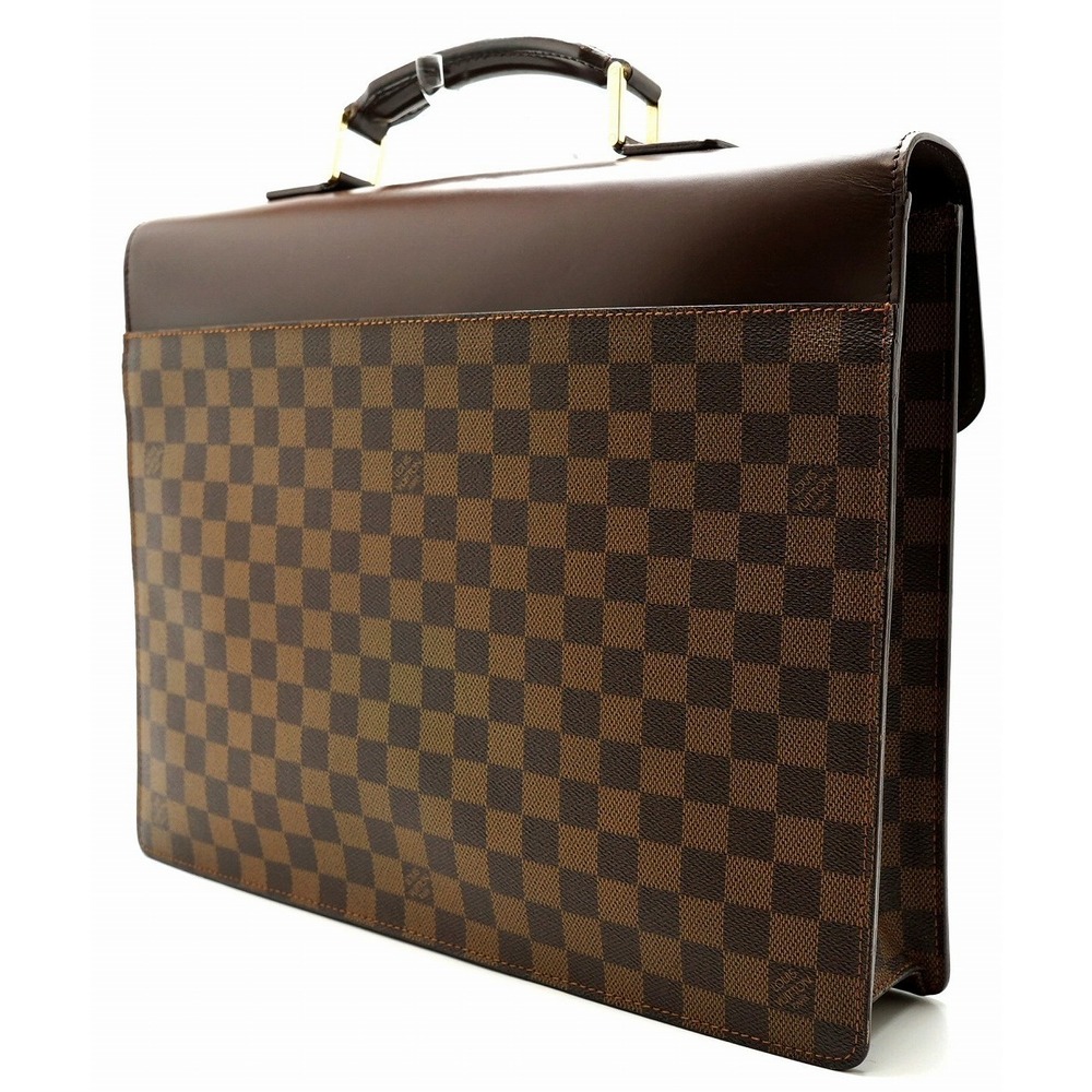 Louis Vuitton PM Altona Brown Bag Damier Document